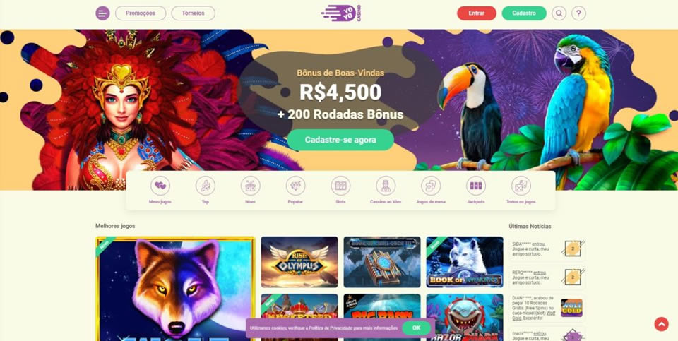 Existem bônus de boas-vindas de cassino semelhantes aos bônus esportivos, oferecendo bônus de 100% até R$ 300 para você aproveitar.